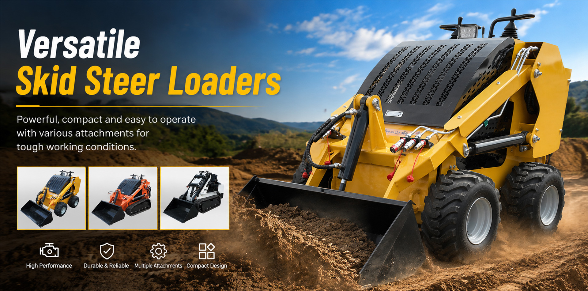 Versatile Skid Steer Loaders