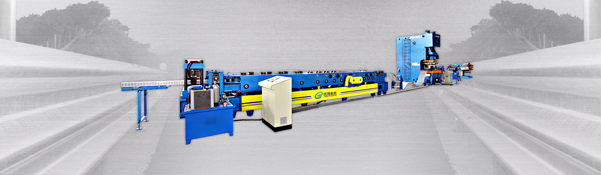 Steel Cable Tray Punching and Roll Forming Line