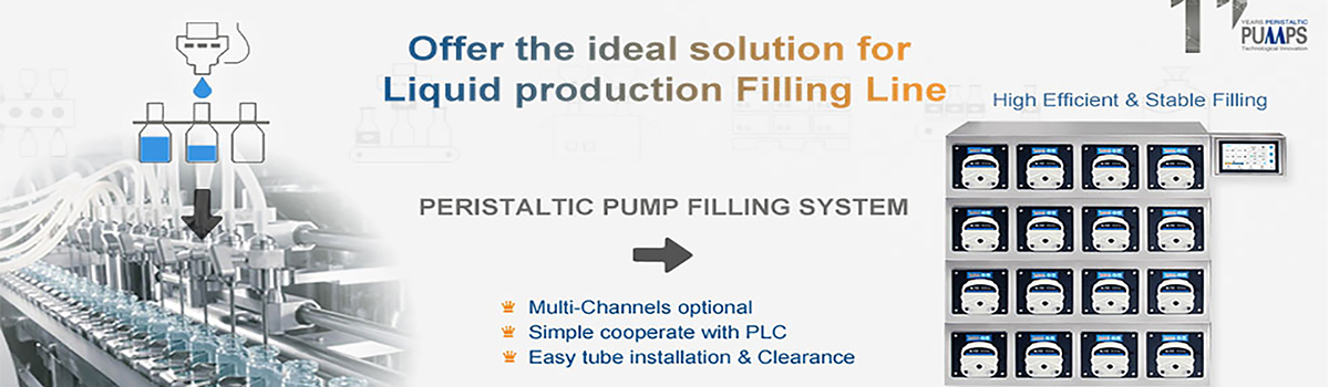 peristaltic pump filling system