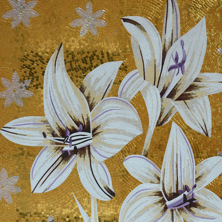 Flower Mosaic Tile for Floor or Wall