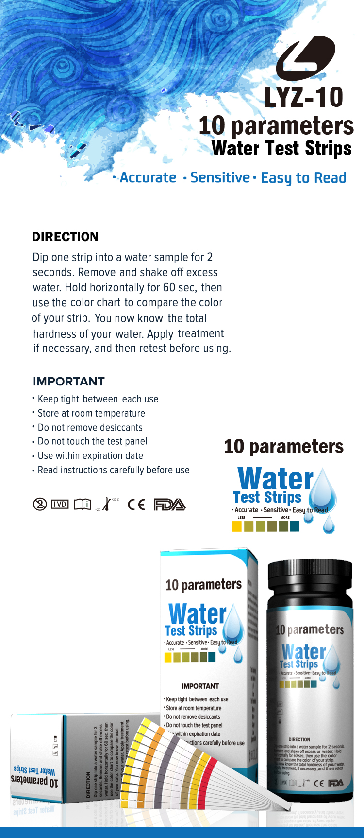 water test strips