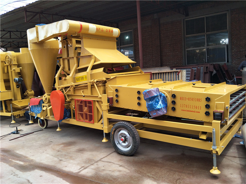 seed cleaner with gravity table