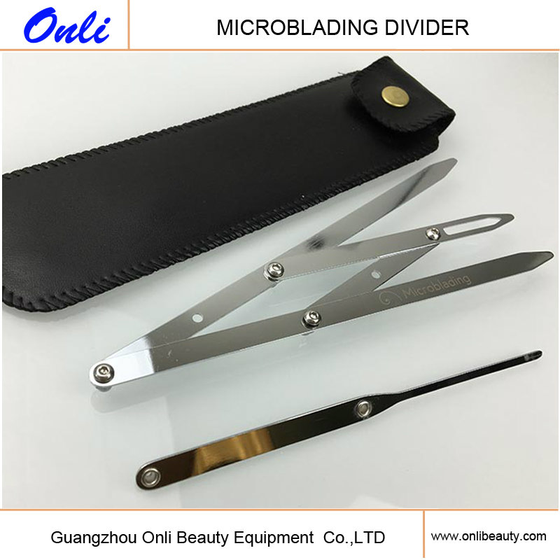 Microblading Golden Raito Divider Caliper for Eyebrow Sharp Design OEM Service