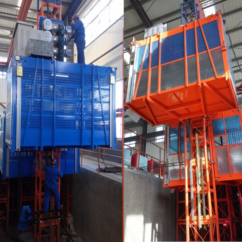 Single Cabin Rack and Pinion Elevator Architectural Hoist