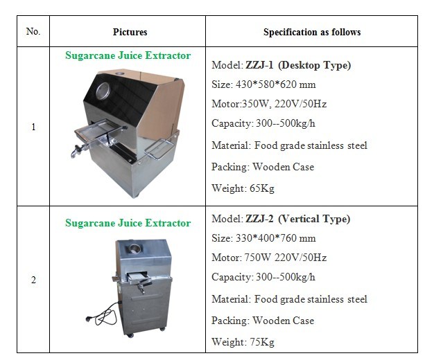 Commercial Vertical Mini Home Sugarcane Sugar Cane Juicer