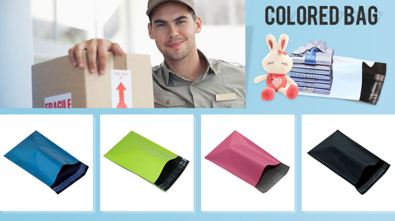 Adhesive Seal Customized Color Poly Garment Bag