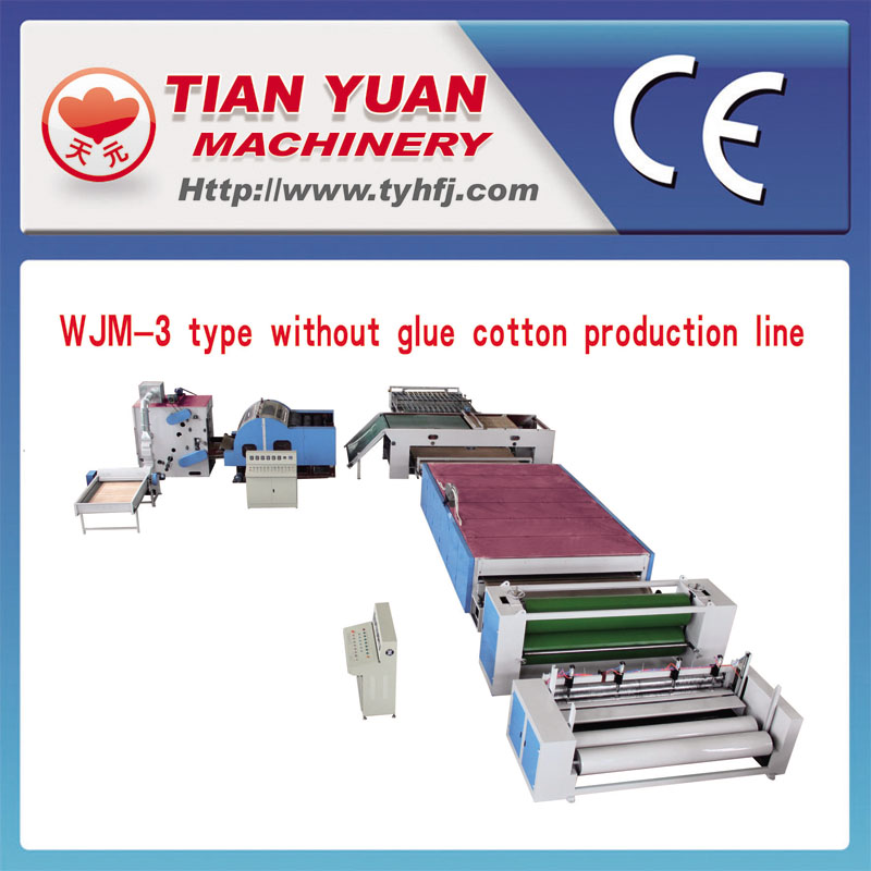 Glue Free Wadding Making Production Line