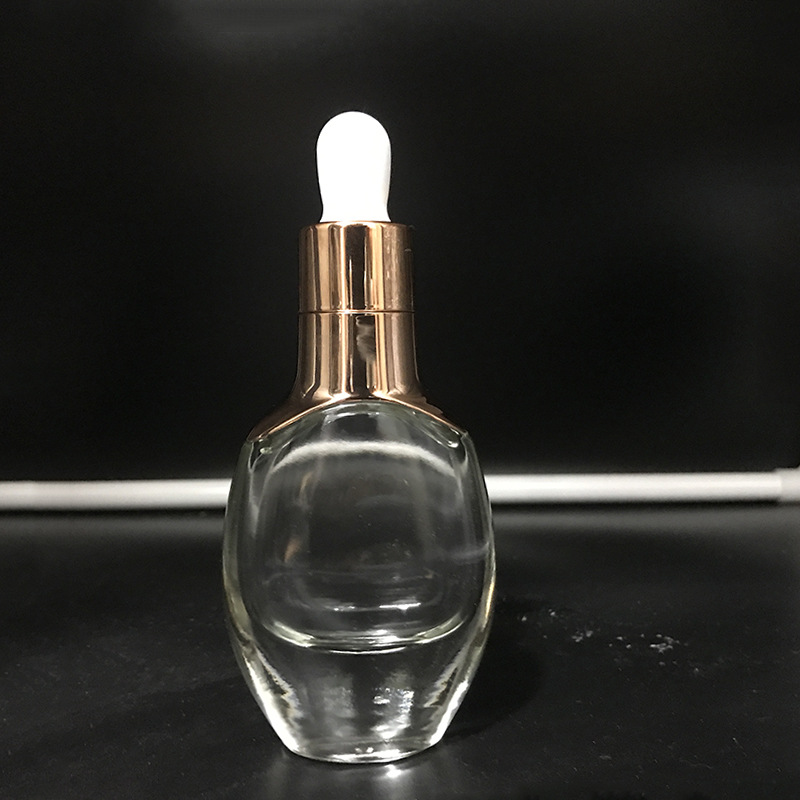 30ml glass flat dropper bottles