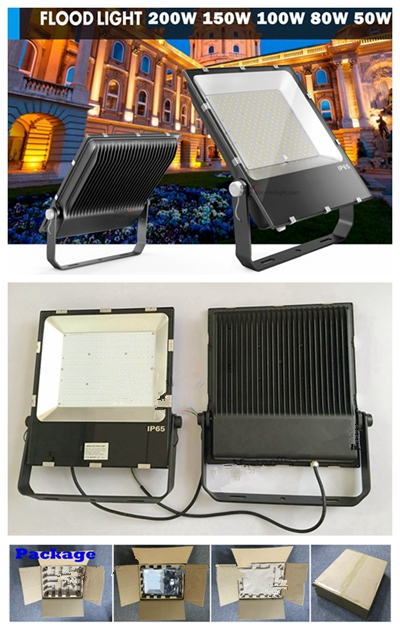 Slim Floodlight 200W Dimmable Outdoor LED Flood Light
