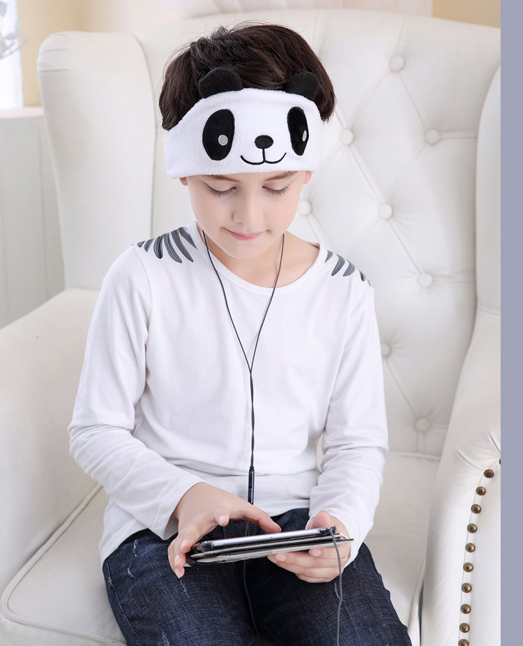 Panda design sleep headphone for kids