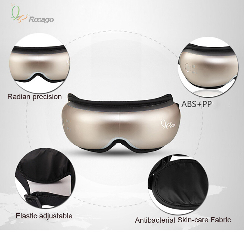 Eye Massager with Heating Air Pressure Vibration Kneading Massage Cordless Rechargeable