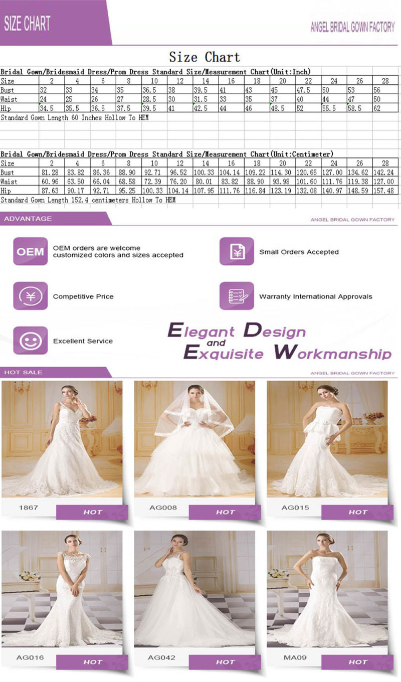 Long Sleeve Stain Train Factrory Direct Hot Sale Wedding Dress