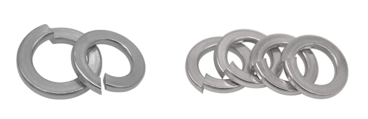 Stainless steel spring lock washers