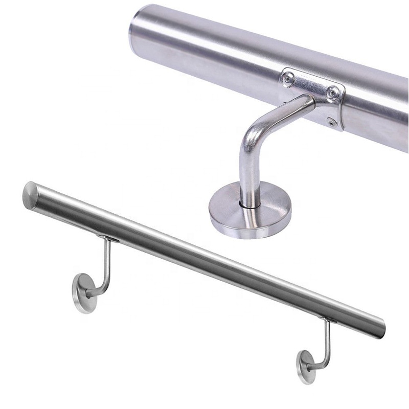 Indoor Removable Wall Mounted 304 Stainless Steel Handrail