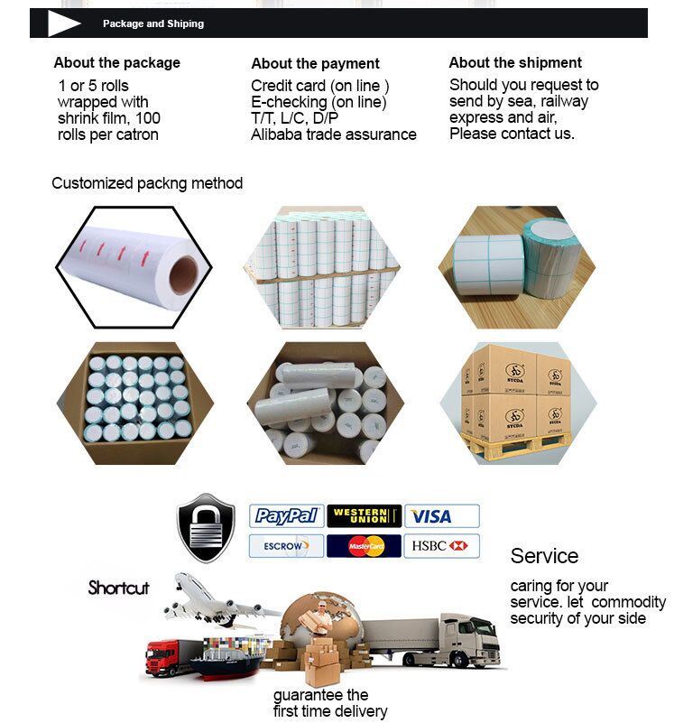 Colorful Thermal Self-Adhesive Label for Thermal Printing