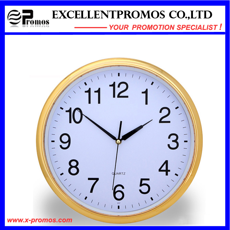 29cm Diameter Logo Printing Round Plastic Wall Clock (EP-Item11)