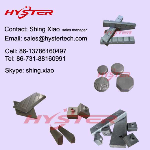 China Earliest Factory Supply Vacuum Brazed Bimetallic Domite Wear Liners, White Iron Wear Plates