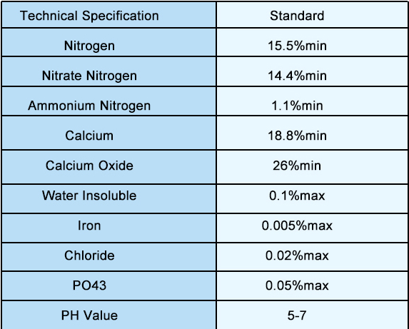 Calcium Nitrate granular PH 5-7