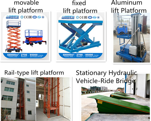 Hydraulic Elevating Platform for Lifting Cargo/Window Cleaning
