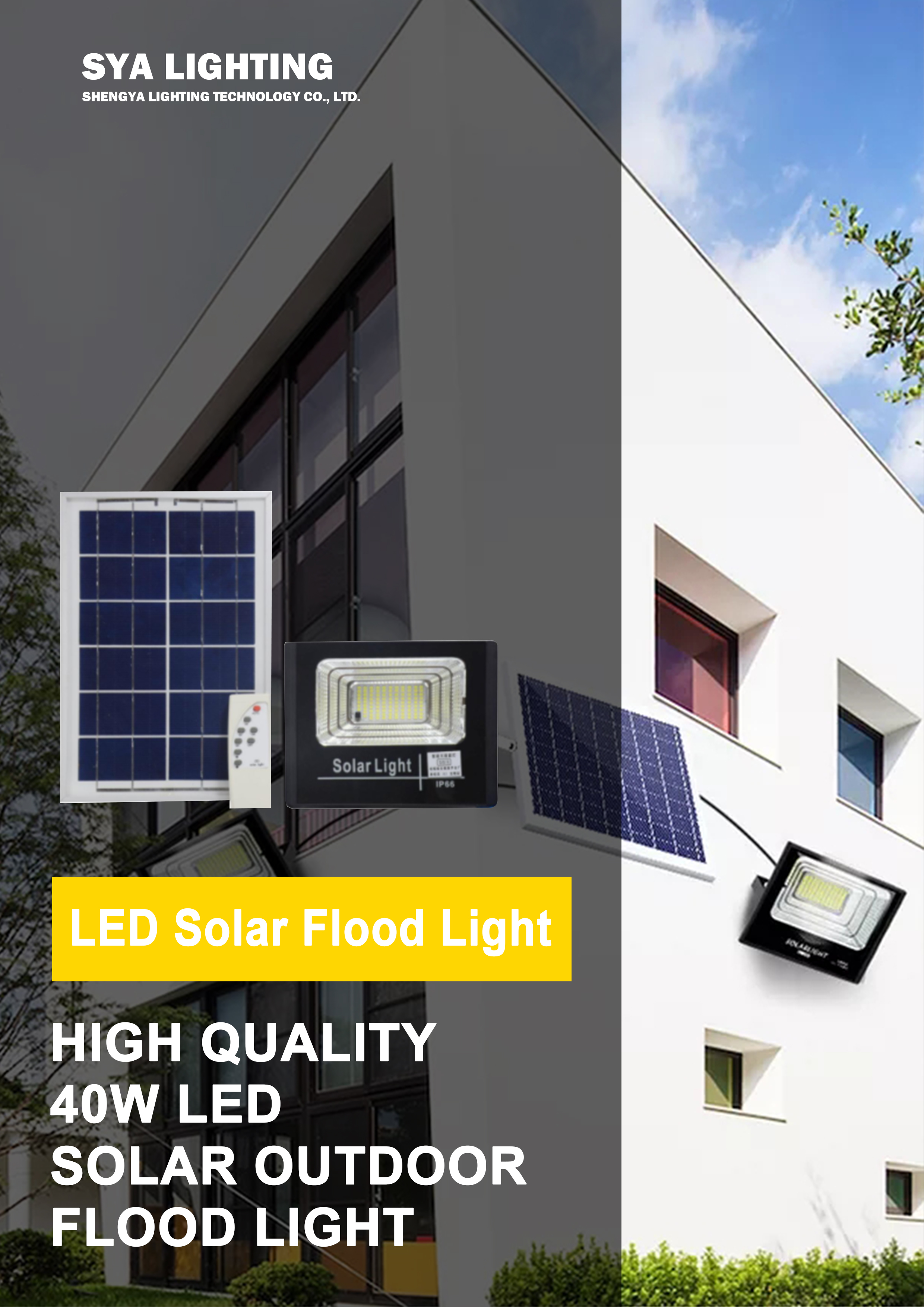 Adjustment emergency solar led flood lights