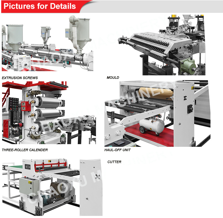 ABS/PC Two or Three Layers Production Line Plastic Extruder Machine for Luggage