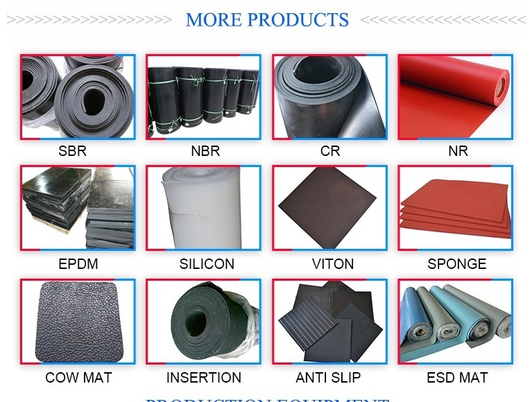 2016 China Black Electrical Insulation Rubber Sheets