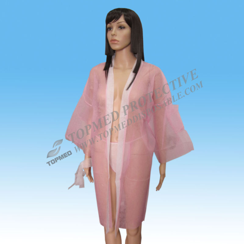 Short Sleeve Kimono for Hairdressing Salon, Beauty Centre, Massage