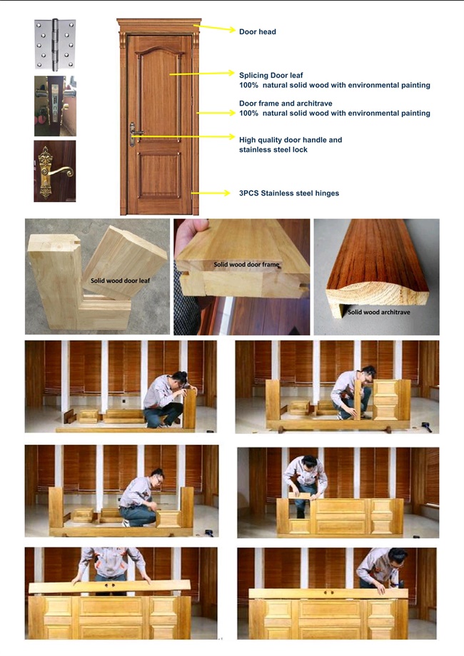 Villar Solid Wooden Door/Big Wooden Door/Big Villar Door (RA-N051)