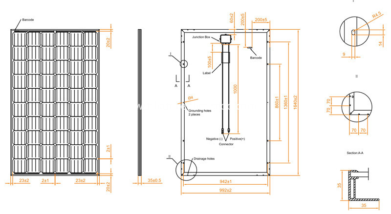 Mono Solar Panel For PV System