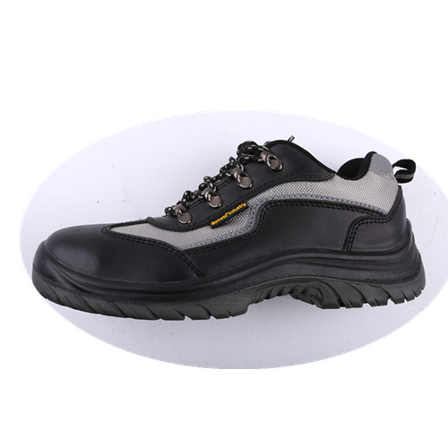 PU Outsole Steel Toe Genuine Leather Safety Shoes