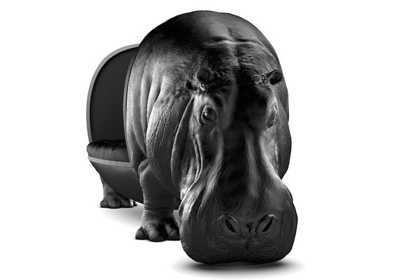 Maximo Riera Famous Design Hippo Sofa Chair