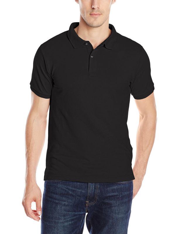 Men's Retail Custom Pique Fabric Uniform Polo Shirt