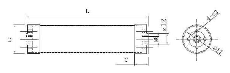 20W Thick Film Cylindrical Power Resistor