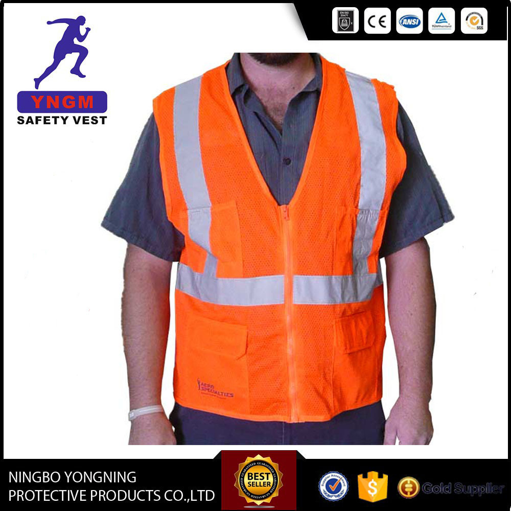 High Visibility Workwear Reflective Safety Vest