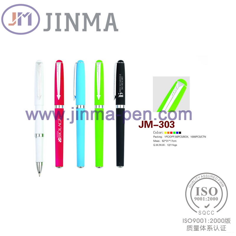 The Promotion Gifts Plastic Gel Ink   Pen Jm-303