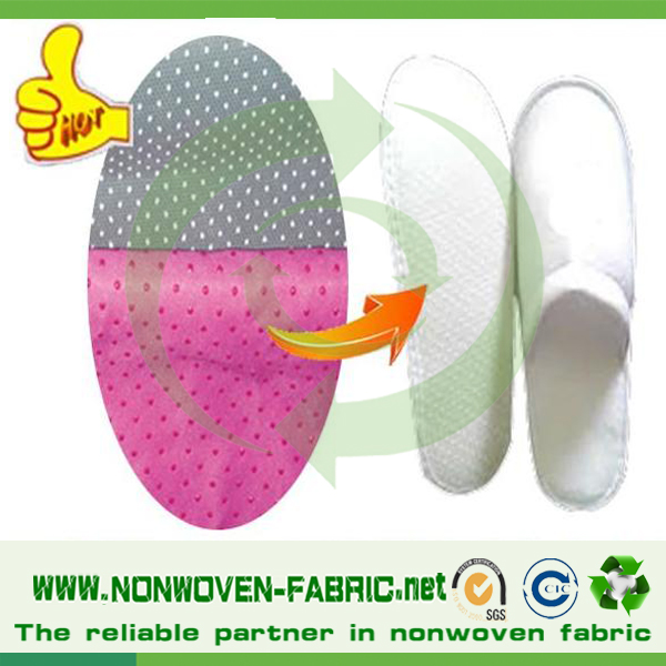 Disposable Slipper Sole Non-Slip Nonwoven PVC Coated Fabric