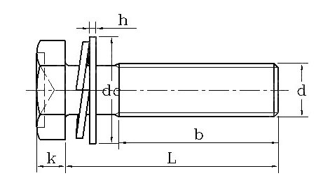 Hexagon Head Bolt Spring and Plain washer Assemblies