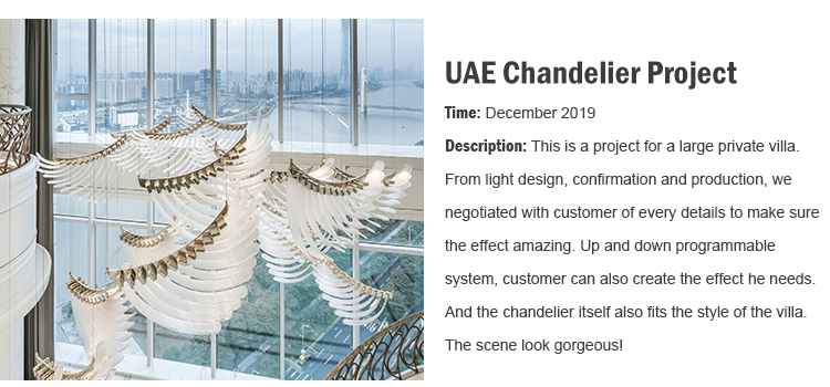 UAE chandelier project