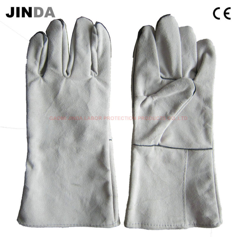 Cowhide Leather Welding Work Gloves (L014)