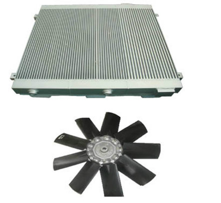 Plate Oil Cooler Industry Aluminum Radiator Air Compressor Parts Cooler