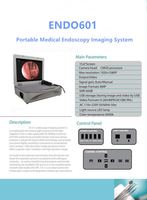 Portable Medical HD Endoscope Camera