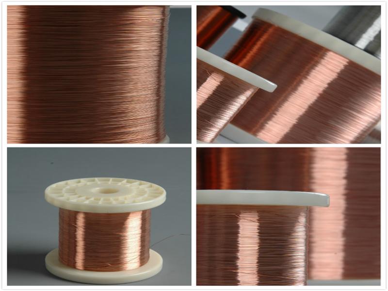 21%Iacs-45%Iacs CCS Copper Clad Steel Wire in Plastic Spool