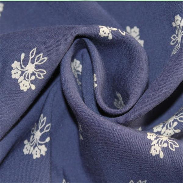 Women Shirt Rayon Fabric Printed Flower Fabric for Clothin G