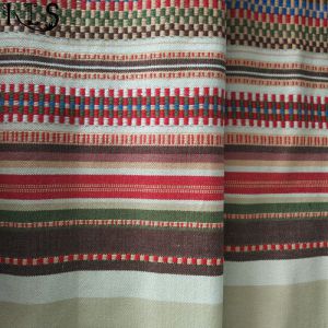 100% Cotton Jacquard Woven Yarn Dyed Fabric for Shirts/Dress Rls21-6ja
