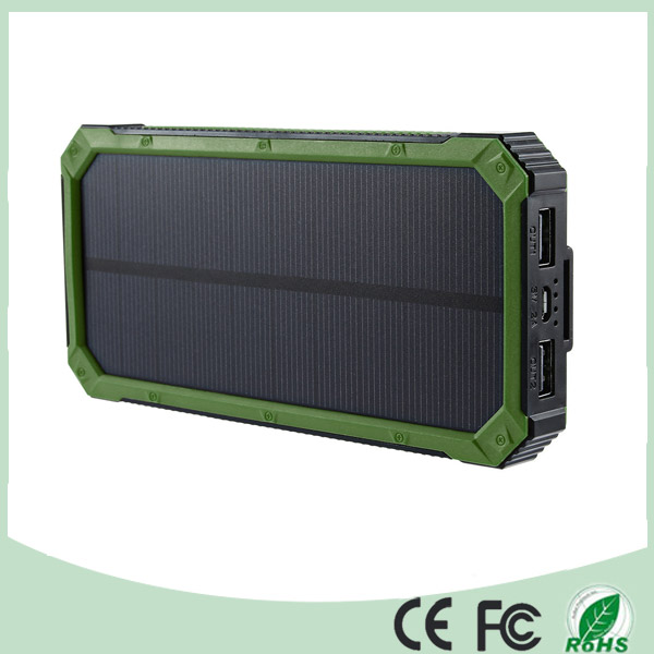 Portable Solar Power Bank 12000mAh for Cellphone iPad Camera (SC-3688-A)