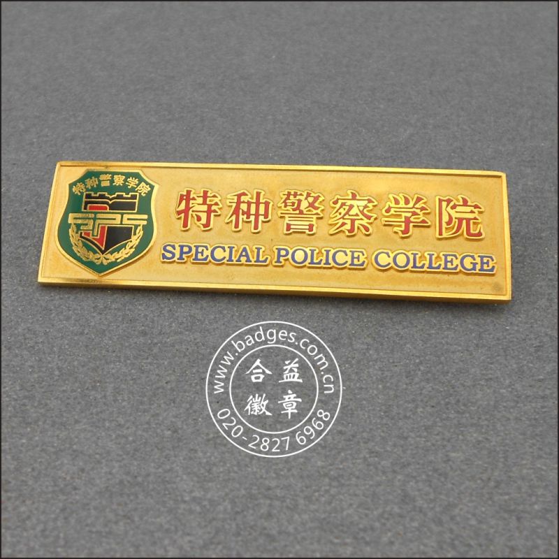 Enamel Lapel Pin, Gold Plated Badge (GZHY-LP-025)