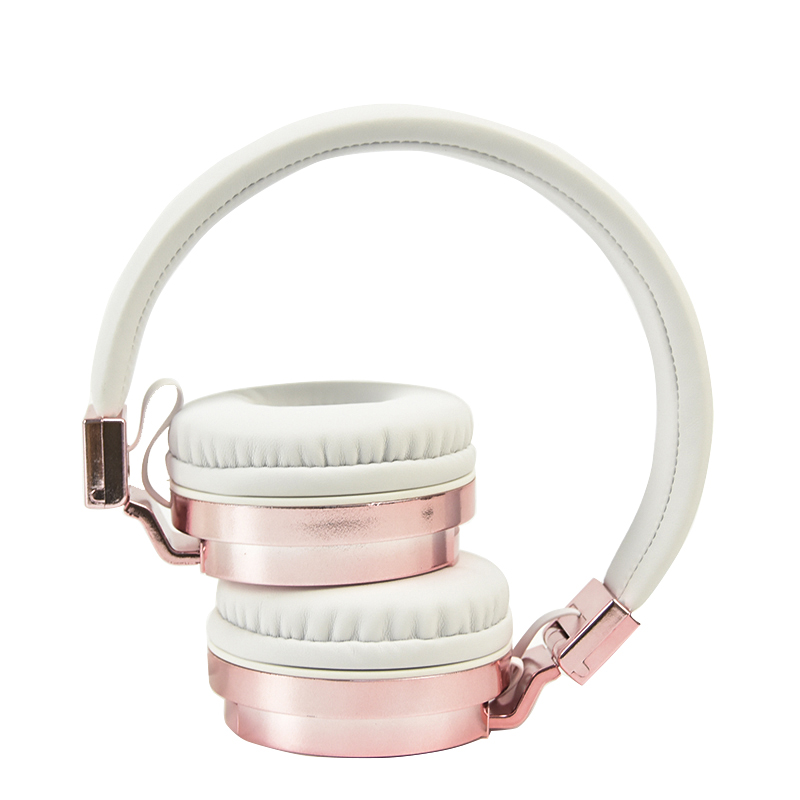Headphone merah muda Pink headphone