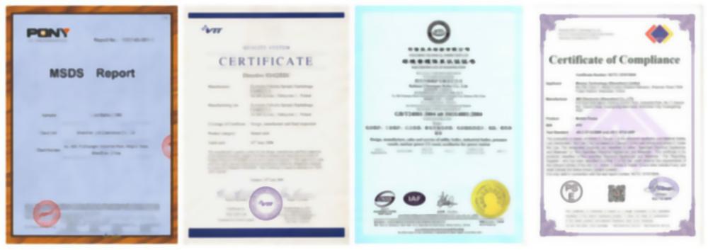 Certifications