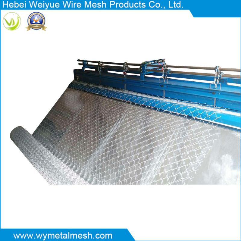 Galvanized and PVC Coated Chain Link Fence Machine