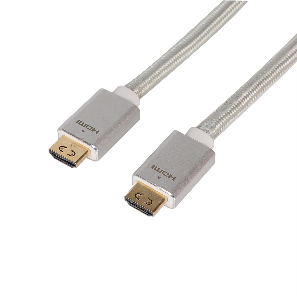 Câble HDMI plaqué or 24K